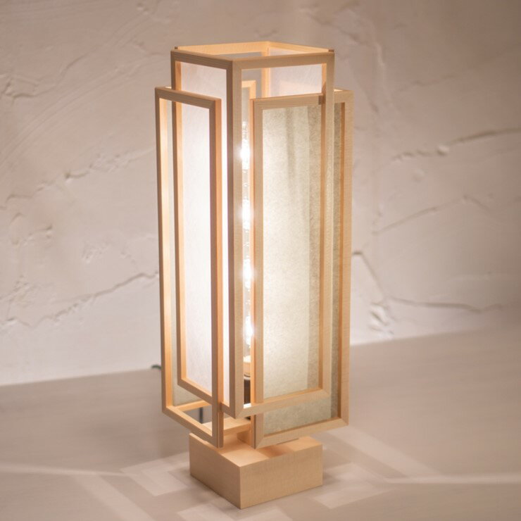 【メーカー直送】 新洋電気 旬 和風スタンドライト 白×銀鼠 白熱灯 A537-B 和室 照明 強化和紙 ワーロン素材 おしゃれ 日本製 国産 木製