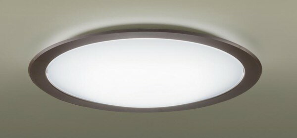 乐天商城 - LGC52124 パナソニック シーリングライト φ720 ダークブラウン LED 調色 調光 〜12畳 (LGC51124 推奨品)