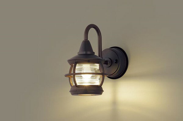 LGW85216F パナソニック ポーチライト ブラウン LED(電球色) (LGW85216Z 後継)