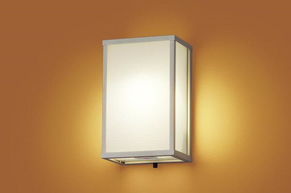 LGWC85086F パナソニック 和風ポーチライト プラチナ LED(電球色) センサー付 (LGWC85086Z 後継)