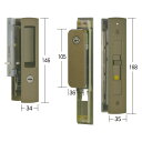 AS-140 FUKI ミワ 召合戸先内外錠2点セット