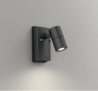 OG254918R1 オーデリック 屋外用スポットライト ブラック LED（電球色） 広角 センサー付