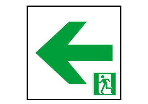 EHX1308A 遠藤照明 誘導灯パネル 通路用 左矢印 (EHX1308A)
