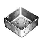 DS37448 パナソニック 中型四角アウトレットボックス浅型 中浅型 底面つめ付