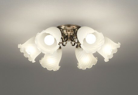 OC257271LR オーデリック シャンデリア 6灯 ブロンズ LED 電球色 調光 〜8畳