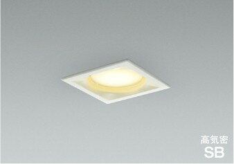 AD1324W27 コイズミ 高気密SBダウンライト 100角 ホワイト LED（電球色） 散光