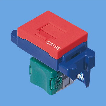 Modular （~5 m） - NR3160R パナソニック ぐっとすシリーズ情報モジュラジャック(CAT5E)(埋込型)(レッド)