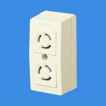Rakuten - WK2312W パナソニック 接地2P15A引掛露出 ダブルコンセント