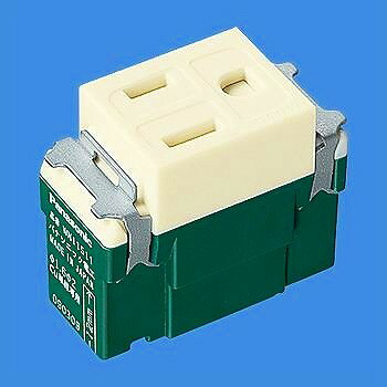 乐天商城 - WN11511 パナソニック フルカラー埋込扉付接地コン（送り端子付）