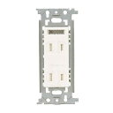 WN13525 パナソニック 埋込ほたるダブルコンセント(扉付)