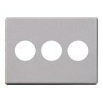 WN6533K パナソニック [フルコート加工] 新金属埋込コンセントプレート [2型] 3連