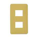 Rakuten - WN6702Y パナソニック 簡易耐火用モダンプレート2コ用(ダークベージュ)