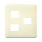 Rakuten - WN6873WK パナソニック フルカラーワンタッチモダンプレート 3コ用(2コ+1コ用)(ミルキーホワイト)