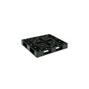 【メーカー直送】 法人様限定 D4-1012-2 サンコー プラスチックパレット 三甲 ブラック (プラパレ)