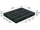 【メーカー直送】 法人様限定 D4-1012-4 サンコー プラスチックパレット 三甲 ブラック (プラパレ)