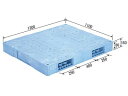 【メーカー直送】 法人様限定 R2-1113F サンコー プラスチックパレット 三甲 ライトブルー (プラパレ)