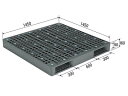 【メーカー直送】 法人様限定 R2-145145 サンコー プラスチックパレット 三甲 グレー (プラパレ)