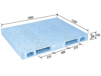 [商品について]※本商品は、メーカー取り寄せのため、欠品している場合がございます。※画像はイメージです。商品の詳細はメーカー受付窓口/HPにてご確認ください。※掲載商品は予告無く販売終了となっている場合もあり、掲載商品全ての出荷確約をするものではありません。[返品・交換について]返品不可：返品不可の商品⇒詳細はこちらをクリック※当店ではお客様都合による交換は受け付けておりません。■メーカー/品番サンコー R2-132165F■商品カテゴリDIY・工具・作業用品 サンコー パレット 短辺サイズ1300mmから■本体サイズ1650×1320×150mm 30.5kg■商品説明カラー区分： ライトブルー主な仕様： サンコー プラスチックパレット　2方差し両面使用型 短辺サイズ1300mmからシリーズ名 ： 短辺サイズ1300mmから●重量：48.4kg●静荷重：4000kg●動荷重：1000kg●材質：低発泡PE●出荷単位：2※出荷単位数未満のご注文は送料1200円かかります。※出荷単位数以上のご注文は送料無料（カートでは送料1200円と表示されますが、ご注文完了後に弊社で送料無料へ訂正いたします）。カード決済の場合、送料の訂正後に決済金額も訂正されます。 ※メーカー出荷単位は予告なく変更される場合がございます。その場合、ご注文内容によりキャンセルさせて頂くことがございます。予めご了承ください。■検索コード 20140409■ジャンル 花・ガーデン・DIY DIY・工具 物流・運搬器具 パレット■カテゴリ DIY・工具・作業用品 サンコー パレット 短辺サイズ1300mmからサンコー プラスチックパレットR2-132165F 本体色：ライトブルー[メーカー直送について]本商品はメーカー直送品となります。代金引換はご利用頂けません。・配送地域：全国※沖縄・離島・北海道除く・直送送料：出荷単位未満別途送料・日時時間指定：日時・時間指定不可※商品は1階での軒下渡しとなります。室内への搬入は行っておりません。※通常配送商品との同時注文(同梱)は不可です。メーカー直送の場合は単品でのご注文をお願いいたします。■法人様専用商品：お届け先住所または宛名に「法人名」または「店舗名」を明記ください。●出荷単位：2※出荷単位数未満のご注文：送料1200円※出荷単位数以上のご注文の場合（カート内⇒送料1200円、ご注文完了後に送料無料へ訂正致します）。カード決済の場合、送料の訂正後に決済金額も訂正されます。※配送可能地域以外の場合はご相談ください。
