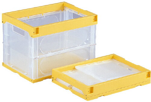 乐天商城 - 【メーカー直送】 【法人限定・個人宅配送不可】 38B(2)（透明） サンコー オリコン 三甲 透明/イエロー (552200)