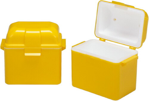 【メーカー直送】 法人様限定 7型 サンコー 保冷牛乳箱 三甲 イエロー (200337-01)