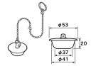 RLXGVDT411 パナソニック カサ付ゴム栓 ダブルリング付 チェーン620mm