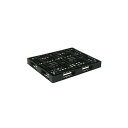 【10個セット】 【メーカー直送】 法人様限定 D4-1012-6 10枚セット サンコー プラスチックパレット 三甲 ブラック (812508) (プラパレ)
