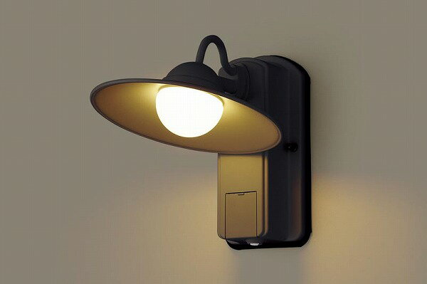 LGWC80246LE1 パナソニック ポーチライト ブラック LED（電球色） センサー付 拡散
