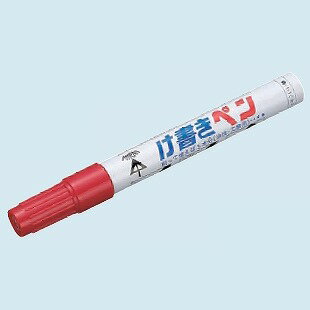 【5個セット】 KPT-2R 未来工業 ケガキペン 赤 約3mm丸芯 赤