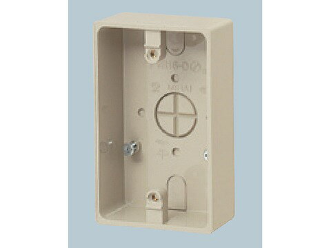 Rakuten - PVR22-0J 未来工業 露出スイッチボックス 22 ハブ無 ベージュ