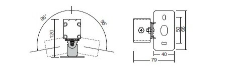 Lighting - RB-368S 遠藤照明 直付取付可動アーム2個1組