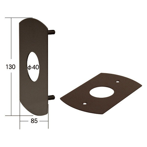 樂天商城 - 30533103 FUKI エスカッション（補修プレート） SS-103 CB 補修プレート（本締錠用）ブロンズ