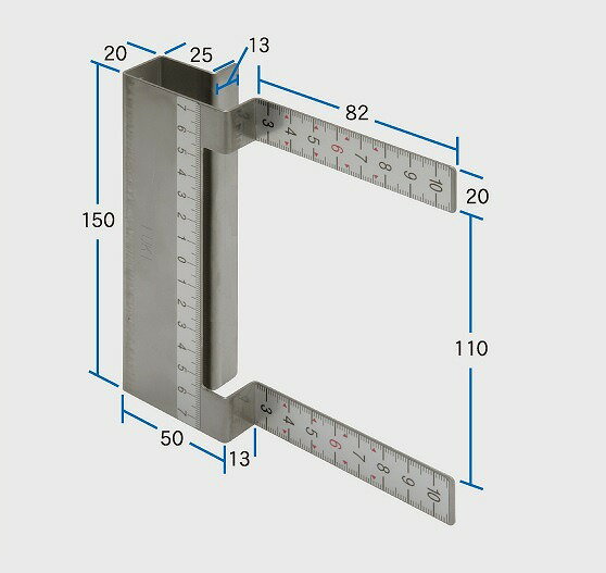 43000010 FUKI 取付工事 切リ欠キゲージ
