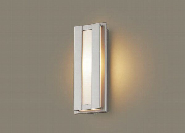LGWC81414LE1 パナソニック ポーチライト プラチナ LED 電球色 段調光 センサー付 拡散 (XLGEC124LE1 ..