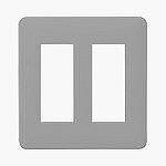 WTF7706A011 パナソニック コスモシリーズワイド21簡易耐火コンセントプレート(6コ用)(チョコ)