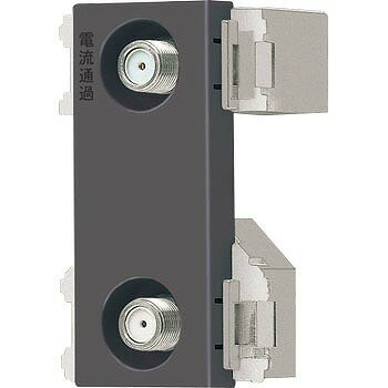 WCS4822H パナソニック 埋込高シールドテレビコンセント2端子 端末用(電流通過形) グレー...