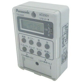 TB20201K パナソニック 24時間式タイムスイッチ 電子式 AC200V用 別回路