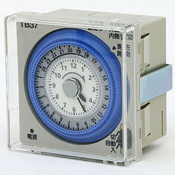 TB37101 パナソニック 24時間式タイムスイッチ パネル取付型 交流モータ式 AC100V用 別回路