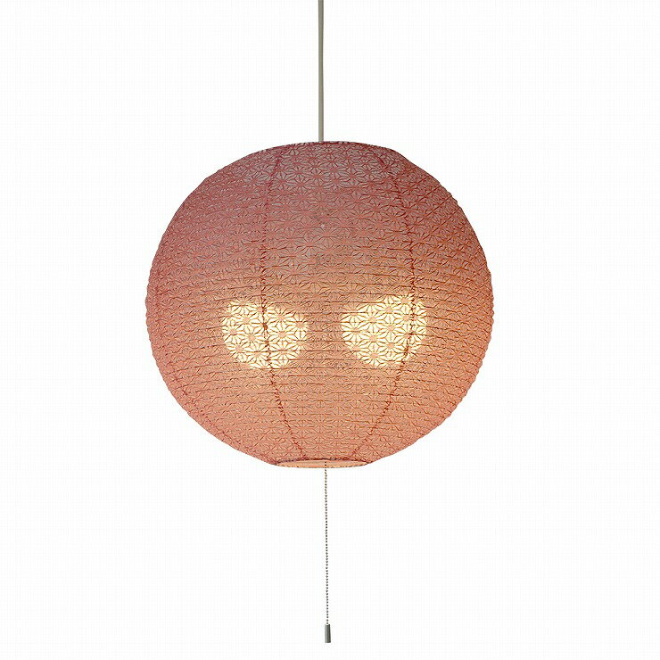 【メーカー直送】 SPN2-1061 彩光デザイン 和風ペンダントライト cosmic(コスミック) 麻葉梅紫 ランプ..