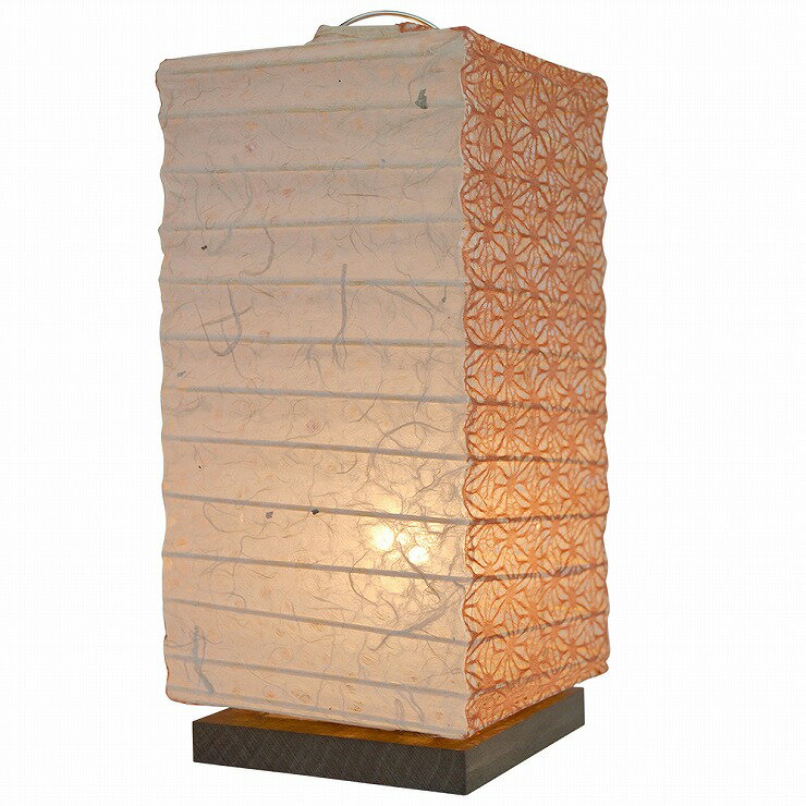 【メーカー直送】 B-27 彩光デザイン 和風スタンドライト acc(エーシーシー) 落水雲龍×麻葉煉瓦 白熱灯