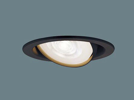XAD3423LCE1 パナソニック ユニバーサルダウンライト ブラック φ100 LED（電球色） 集光 (XLGB78677CE1 推奨品)