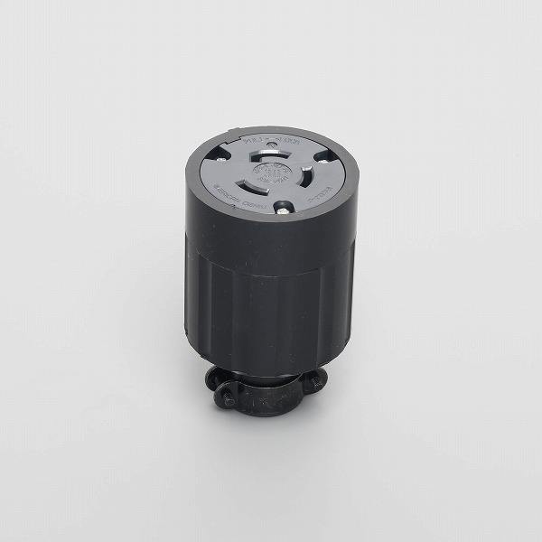 Rakuten - 3324R アメリカン電機 3324R 引掛形 コードコネクタボディ(ゴムカバー） 3P 30A 250V