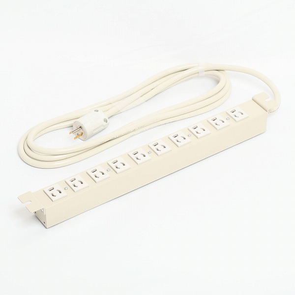 Rakuten - HKC0530 アメリカン電機 HKC0530 抜止形 コンセントバー10ヶ口 1Uタイプ 接地2P 15A 125V