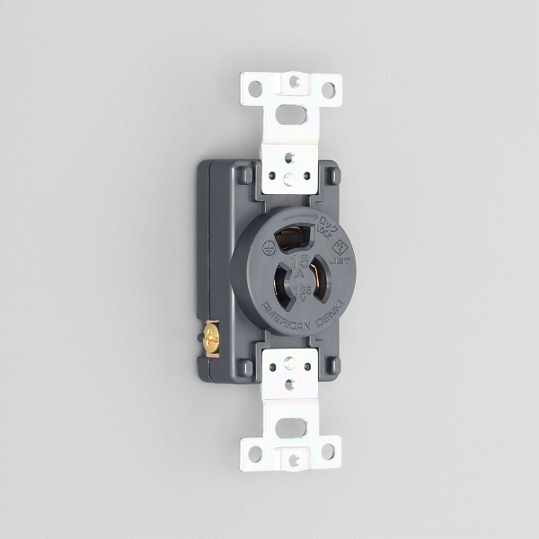 7110GNZ アメリカン電機 抜止形 埋込コンセント 黒