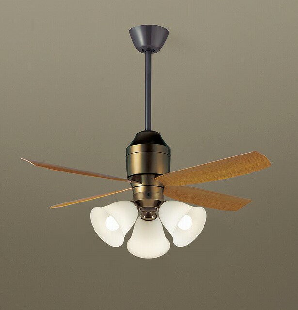 Rakuten - XS73345K パナソニック シーリングファン 金色古味 おしゃれ 吹き抜け インテリア 〜8畳 (XS73345 推奨品)