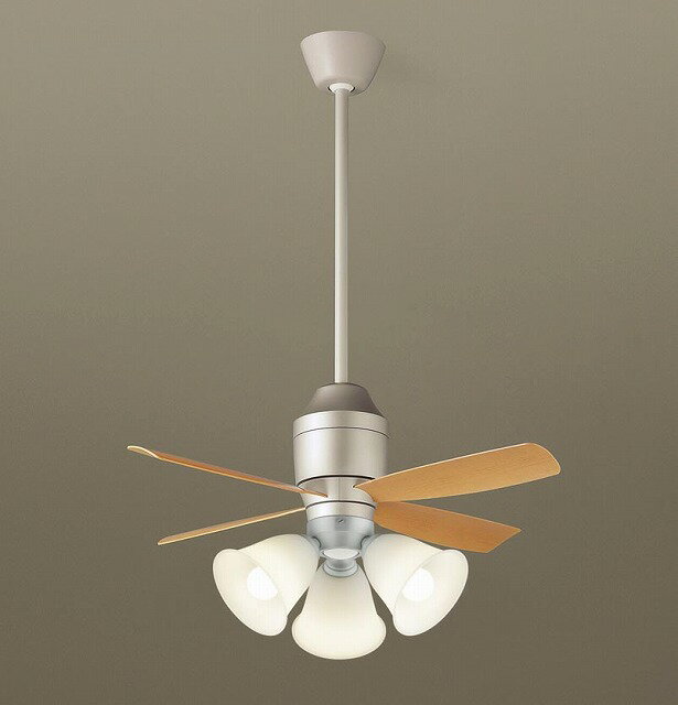 144 Sq. Ft - XS77244K パナソニック シーリングファン シルバーメタリック おしゃれ 吹き抜け インテリア 〜8畳 (XS77244 推奨品)