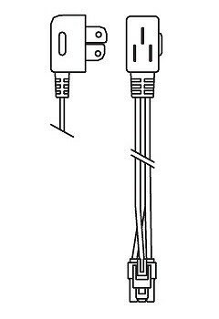 Lighting Parts - RK606B 遠藤照明 給電コネクター プラグタイプ L=400mm