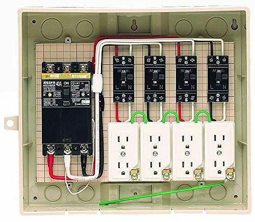 13-4C4 未来工業 屋外電力用仮設ボックス