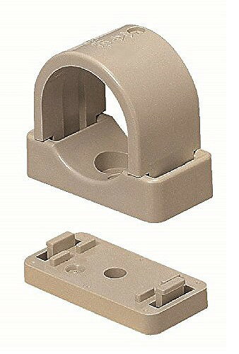 Rakuten - 【50個セット】 SVE-22J 未来工業 VE台付サドル ベージュ VE管22用