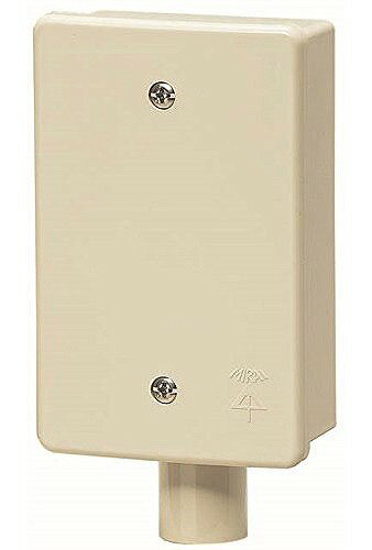 樂天商城 - SW1-16PJ 未来工業 露出スイッチボックス かぶせフタ付 1方出 ベージュ VE14・16