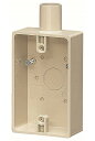 SW1-14J 未来工業 露出スイッチボックス 1コ用 1方出 ベージュ VE14